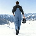 thumbnail image 4 of FAVIPT Waterproof Snow Bib Overalls Men Insulated Ski Bib Overalls Outdoor Snowboard Winter Athletic Pants Windproof Warm Overalls 2025 Blue,L, 4 of 8