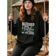thumbnail image 2 of Christian Mercy Hoodie for Men Women, Faith Pullover Hooded Sweatshirt, Cozy Cotton Poly Blend, Inspirational Casual Outfit, 2 of 5