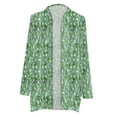 thumbnail image 4 of Cardigan Léger pour Femmes Manches Longues Ouvert devant Blouse Couverture de Plage Habillée Décontractée Veste d'Automne Vêtements, 4 of 5