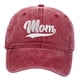 thumbnail image 2 of Gorra de béisbol bordada para mamá, regalo para el Día de la Madre, gorra deportiva, gorra para el sol, gorra de hip hop, gorra para el sol Rojo, 2 of 9