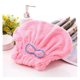 thumbnail image 2 of Toalla de secado de cabello rosa claro de microfibra, turbante de secado rápido para mujeres y niñas, para un peinado seguro., 2 of 5