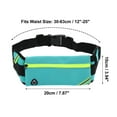 thumbnail image 2 of Unique Bargains 1 Pc Reflective without Kettle Bag Running Waist Pack for Hiking Gym EVA Blue, 2 of 4