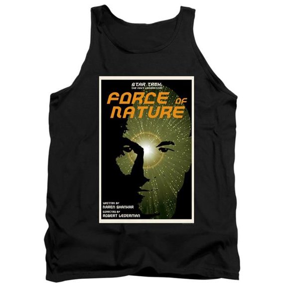 Trevco CBS2176B-TK-1 Star Trek & Tng Season 7 Episode 9 Adult Cotton Tank Top, Black - Small