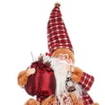 thumbnail image 4 of Muñeca de Navidad Santa Claus sentado Sunnimix Juguetes de soporte de muñeca de Santa Claus, 4 of 6