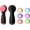 Black, variant on ABCISI Colorful LED Silicone Face Wash Brush - Sonic Vibration Face Cleaner with Heat Sensation, 3 Modes & Ergonomic Handle, Waterproof Electric Face Brush for at-Home Spa & Travel Skincare (Black)