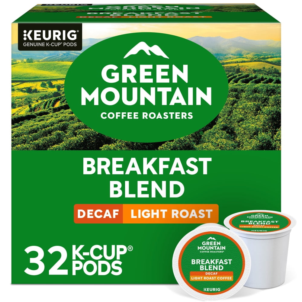Green Mountain Coffee Roasters Decaf Breakfast Blend Light Roast K-Cup Coffee Pods 32 ct - Pack of 1