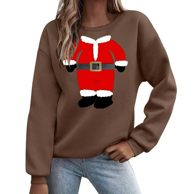 toraway Sweat à Manches Courtes pour Femmes, Graphique de Dessin Animé, Doublé Thermiquement, m
