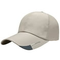 thumbnail image 2 of Men Women Baseball Cap Letter Print Adjustable Low Profile Hip Hop Trucker Hat, 2 of 5