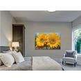 thumbnail image 5 of Sunflower Canvas Wall Art Yellow Plant Prints, Sunflower Wall Painting Gifts for Women Bedroom&nbsp;Decor, Modern&nbsp;Flowers Poster Framed Artwork&nbsp;for Bathroom Wall Decor Ready to Hang 12x18", 5 of 6