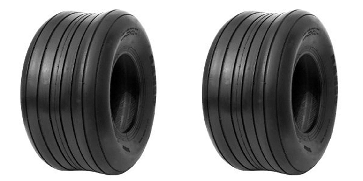 Set of (2) 15x6.006, 4Ply Rib Tire Lawn Mower Tractor ;supply_from