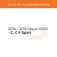 thumbnail image 2 of Max Advanced Brakes - Brake Kit for 2014 2015 Lexus IS350 C, C F Sport Front and Rear Replacement Disc Brake Rotors and Ceramic Brake Pads, 2 of 9