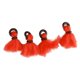thumbnail image 1 of Juego de 4 indicadores de impacto para accesorios de pesca con mosca, espuma flotante para pesca, color naranja peludo, 1 of 5