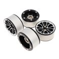 thumbnail image 4 of 4 llantas de rueda de bloqueo 2,2 pulgadas para 1:10 Axial SCX10 4WD todoterreno RC camión de escalada, negro yotijar Llantas de ruedas RC, 4 of 7