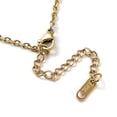 thumbnail image 3 of Ion Plating(IP) 304 Stainless Steel Cable Chain Necklace Real 18K Gold Plated 15.98 inch(40.6cm), 3 of 3