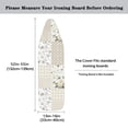 thumbnail image 5 of HELLHERO Patchwork Floral Pattern Ironing Board Covers 3 Fasteners Washable Ironing Board Dustproof Cover Lightweight & Breathable Breathable, 5 of 5