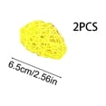 thumbnail image 3 of Rijanmt Wood Easter Egg Colorful Woven Wicker Rattan Ball,Easter Vase Filler Decorative Balls,Mini Balls Ornament For Vase Centerpiece Bowls Orbs,Filler For Egg Hunting Home Decor,2 pcs,Yellow, 3 of 6