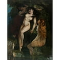 thumbnail image 2 of Gustave Courbet 19x24 Gold Ornate Framed and Double Matted Museum Art Print Titled - Three Bathers (1865-1869), 2 of 4