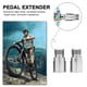 thumbnail image 4 of 1 par de ejes de extensión de eje de Pedal de bicicleta MTB espaciadores de Pedal de bicicleta pernos, 4 of 7