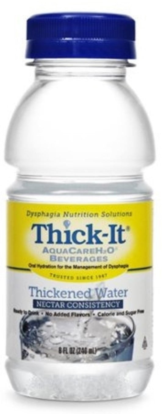 Thickit Aquacare H2o Nectar Consistency Thickened Water Beverage, 8 oz