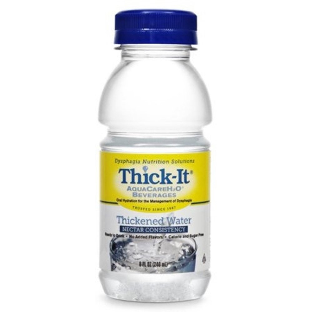Thickit Aquacare H2o Nectar Consistency Thickened Water Beverage, 8 oz