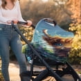 thumbnail image 4 of Renewold Cute Highland Cow Baby Car Seat Covers High Chair Canopy Shopping Cart Cover, Baby Breastfeeding Cover for Mothers, 4 of 6
