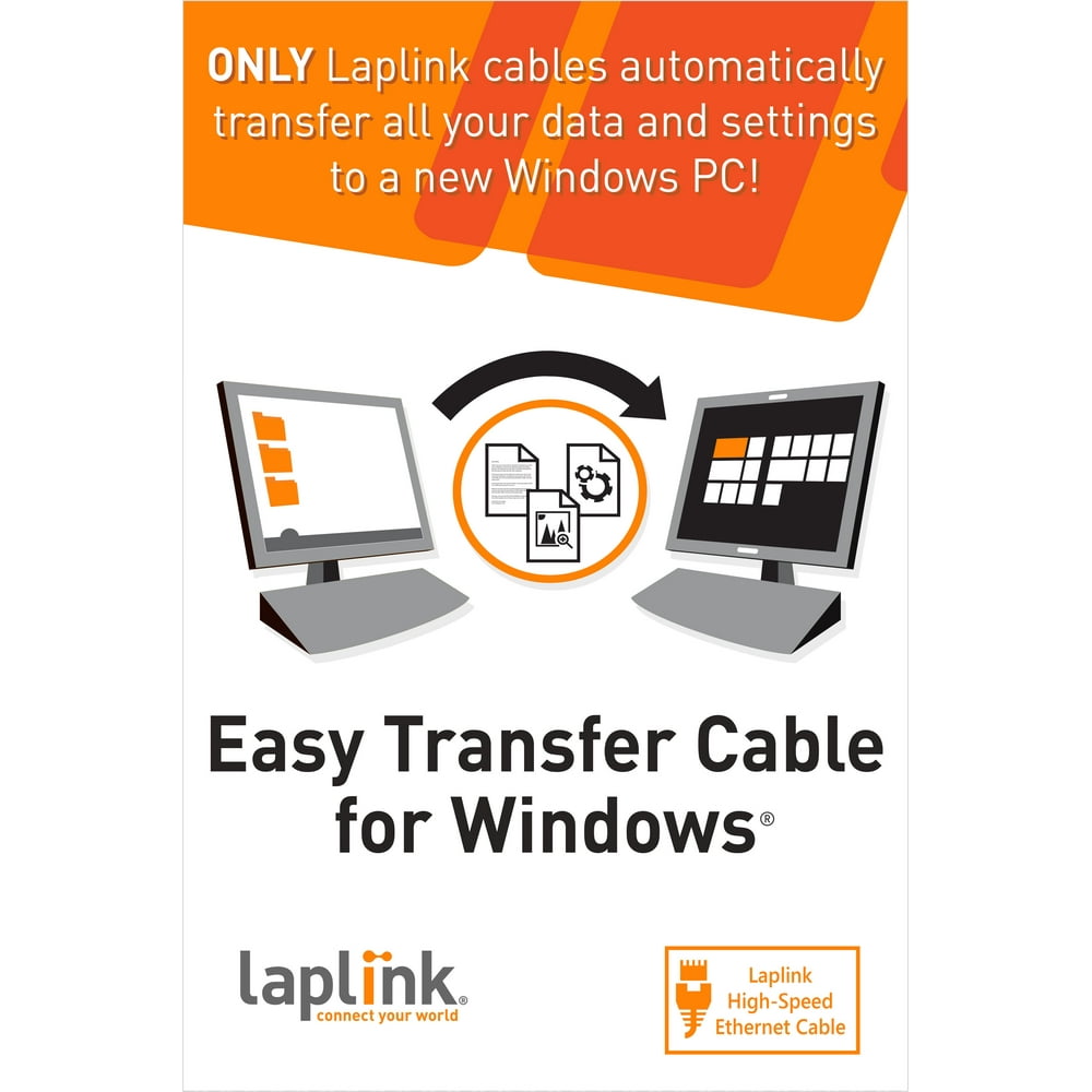 Laplink Easy Transfer Cable for Windows (1 Use)