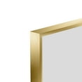 thumbnail image 2 of 36 in. W. x 24 in. H Rectangle Aluminum Alloy Framed Wall Mounted Bathroom Vanity Accent Mirror in Brushed Gold, 2 of 11