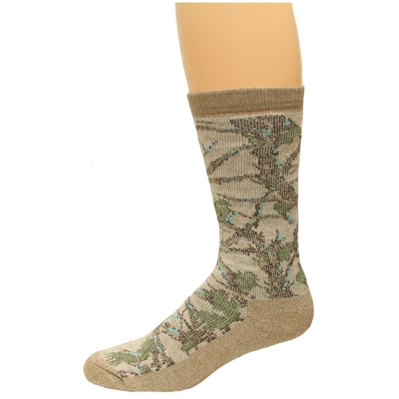 Carolina Ultimate Outdoor Obsession Merino Wool Blend 1 Pair, Stone Camo, Women's 6-9