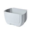 thumbnail image 1 of Bote de basura ecológico Matsuzay cocina Montado en la pared gris blanco PP, 1 of 6