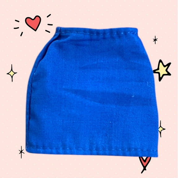 Lol Surprise doll OMG Bartz Fashion Skirt for Doll Clothing Authentic Denim Mini Short Blue