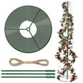 thumbnail image 2 of Spiral Plant Support Stretchable Vegetable Support Stakes Rustproof Tomato Grow Support Cage Ring Extendable Climbing Plants Garden Support Stakes for Garden Plant Climbing Growing, 2 of 10