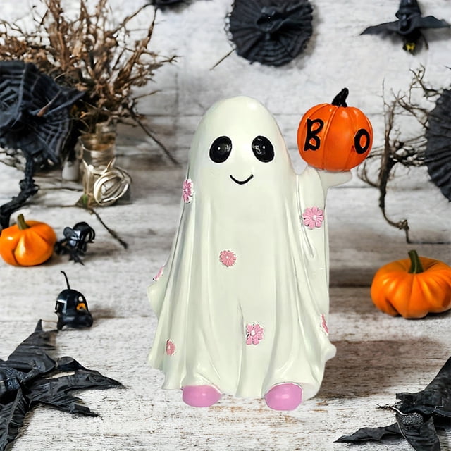 Hogar y cocina, Decoración del hogar, Decoración navideña, Adorno de fantasma de Halloween, Decoración de escritorio, Decoración de resina, Manualidades, Decoración de Halloween, Adorno de resina