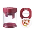 thumbnail image 1 of Advancent Rebanador de plátanos eficiente | Cortador de frutas creativo | Práctico rebanador de huevos | Rebanador de frutas y verduras Cocina y Comedor B, 1 of 6