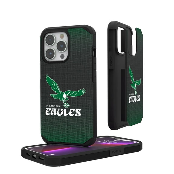 Philadelphia Eagles Linen Logo iPhone Rugged Case