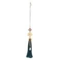 thumbnail image 5 of HEALEEP Car Mirror Decor Hanging 1Pack Wooden Lotus Tassel Woven Rope Pendant for Good Luck, 5 of 8
