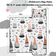 thumbnail image 5 of White Christmas Gnome and Snowflake Pattern Toddler Nap Mats for Kids Preschool,60"x20" Sleeping Mat Bag or Kids,Toddler Sleeping Bag,Toddler Nap Mat or Daycare, 5 of 6