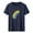 Navy#1, variant on Tnhcen Summer Essential Cotton Crewneck Tee with Colorful Print – Loose Fit Basic Short Sleeve Shirt for Men Casual Summer Style Durable Ring-Spun Cotton S-3XL