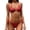 ZC Red, variant on Bikini Sets For Women String Lace Up Push Up Top Thong Brazilian Bathing Suit Floral Beach Wear Swimsuits
