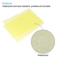 thumbnail image 6 of Uxcell A5 Clear Document Pouch Plastic L Type Folders, Yellow 12 Pack, 6 of 6