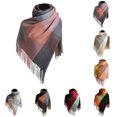 thumbnail image 4 of Clearance Scarf Womens Autumn Winter Scarf Classic Plaid Colorblock Scarf Warm Soft Large Blanket Shawl Soft Scarf, 4 of 4