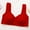 Red, variant on Women's Thin No Wire Back Fitting Plus Size Bra, Plus Size Bras, Bras for Women, Seamless Underwear for Women