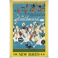 thumbnail image 3 of John Held, Jr. 11x14 Black Modern Framed Museum Art Print Titled - Northward (ca. 1910-1959), 3 of 5