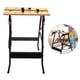 thumbnail image 1 of Mesa de Trabajo Mesa de Herramientas de reparación resistente para Taller Banco con Estructura de Acero Portátil Liviano para Sujetar Corte de Pinta [Taller], 1 of 7