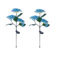 thumbnail image 2 of Linterna Solar Led Ganfancp Decorativa Exterior Flor 3 Cabezas, 2 of 5