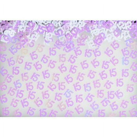 PMU Birthday Confetti 15 Silhouettes (Pink) (1/2 Oz/Pkg) Pkg/1