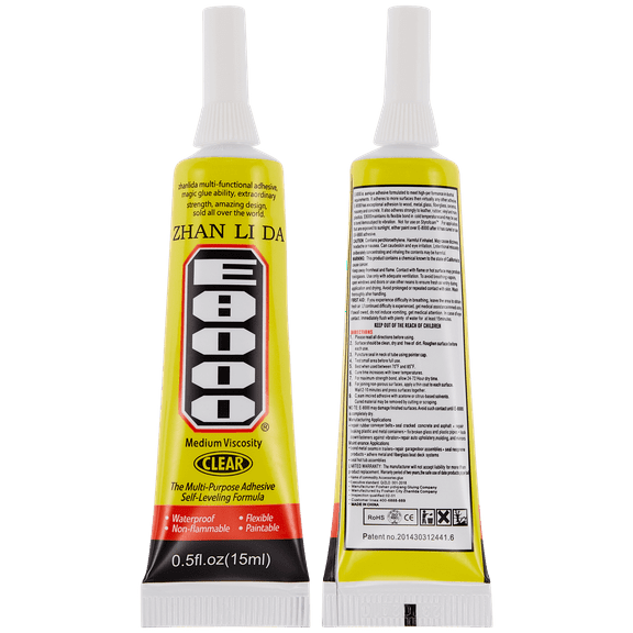 Replacement Multi-Purpose Glue Adhesive E8000 (15ml / Clear) (Zhanlida)