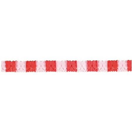 10' Honeycomb Heart Valentine Garland