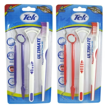 2 SETS Dental Cleaning Kit Plaque Remover Teeth Oral Care Hygiene Tongue Scraper