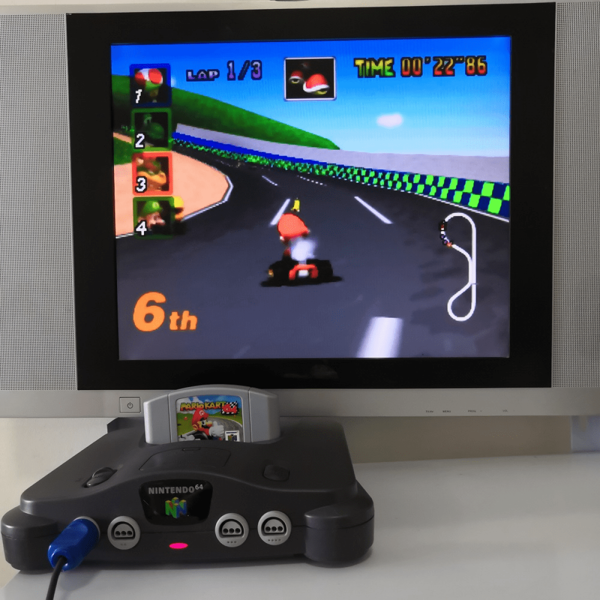 Mario Kart 64 Game Cartridge for N64 Console, US Version Mario Kart 64 Game Cartridge for N64 Console, US Version