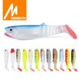 thumbnail image 2 of MEREDITH Cannibal 80mm 100mm 125mm Señuelos blandos artificiales Cebos Señuelo de pesca leurre shad cebo de silicona T Tail Wobblers Tan Jianjun  unisex, 2 of 2